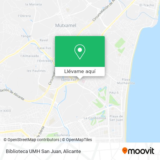 Mapa Biblioteca UMH San Juan