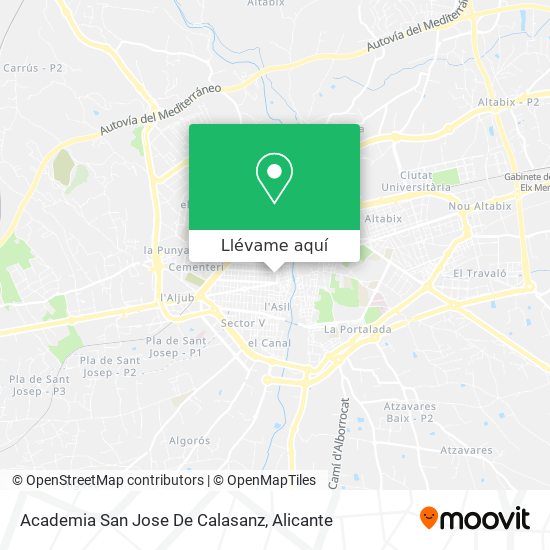 Mapa Academia San Jose De Calasanz
