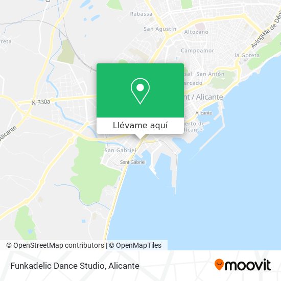 Mapa Funkadelic Dance Studio