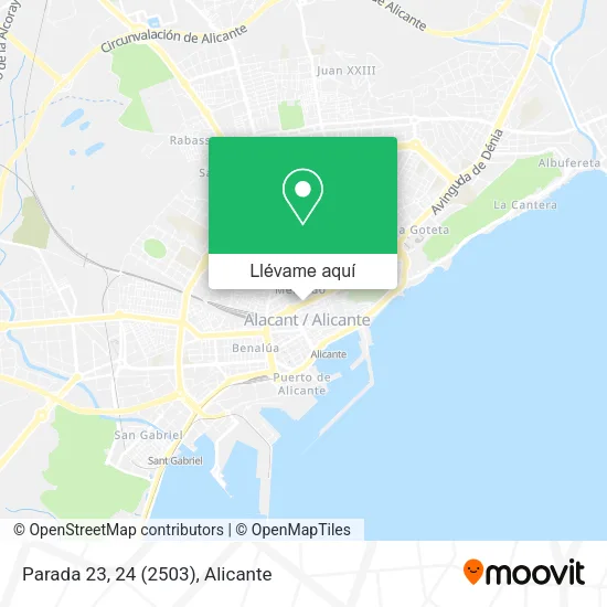 Mapa Parada 23, 24  (2503)