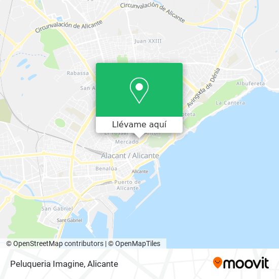 Mapa Peluqueria Imagine