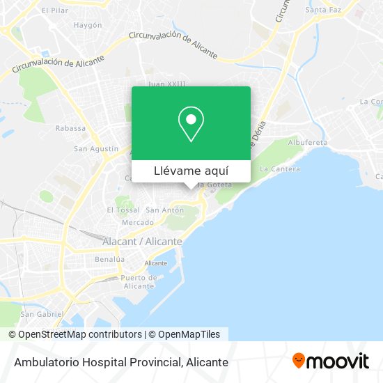 Mapa Ambulatorio Hospital Provincial