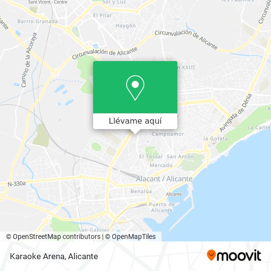 Mapa Karaoke Arena