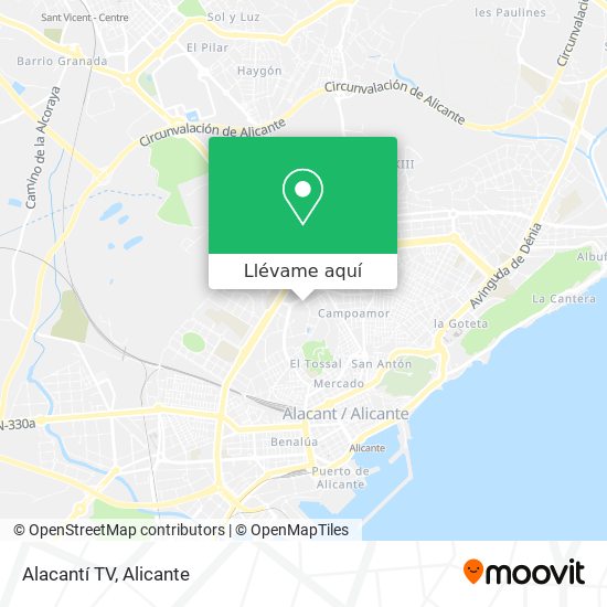 Mapa Alacantí TV