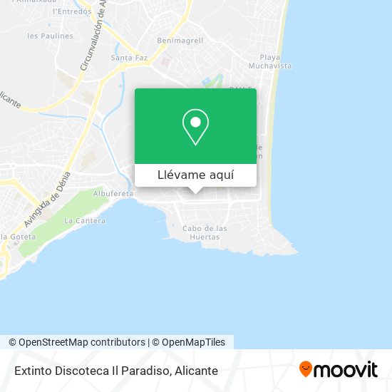 Mapa Extinto Discoteca Il Paradiso