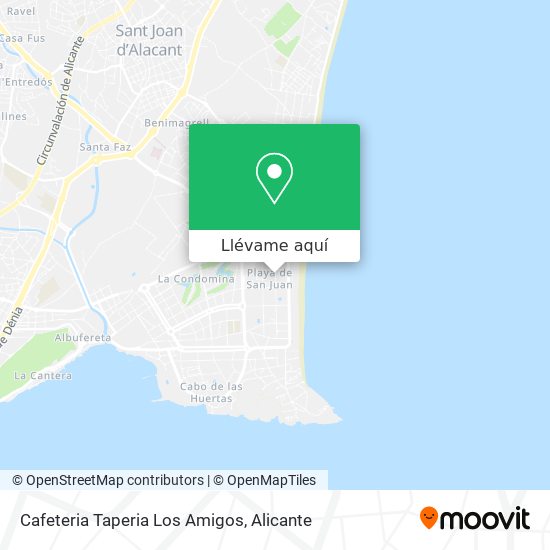 Mapa Cafeteria Taperia Los Amigos