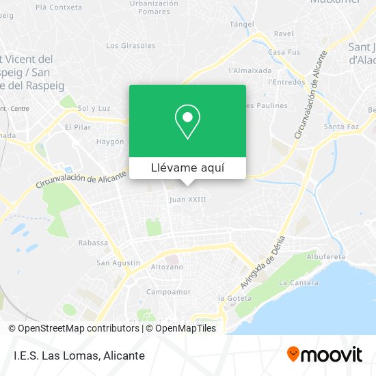 Mapa I.E.S. Las Lomas