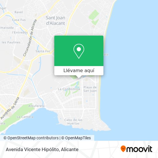 Mapa Avenida Vicente Hipólito