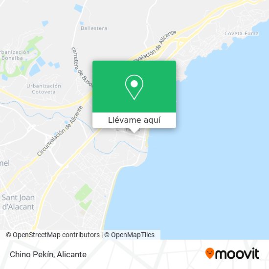 Mapa Chino Pekín