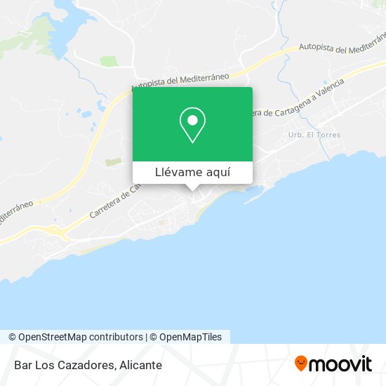 Mapa Bar Los Cazadores