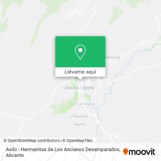 Mapa Asilo - Hermanitas de Los Ancianos Desamparados