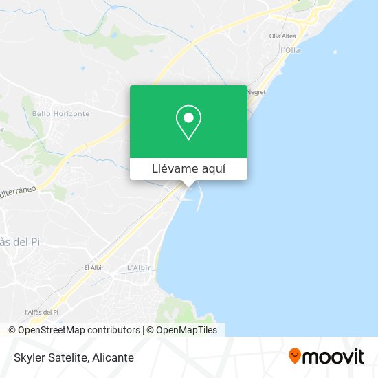Mapa Skyler Satelite