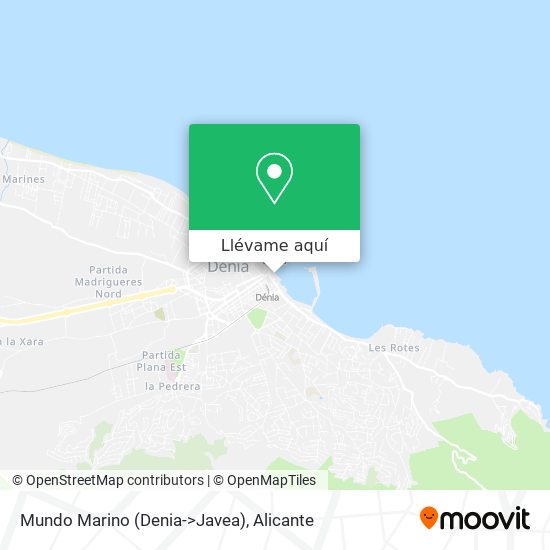 Mapa Mundo Marino (Denia->Javea)