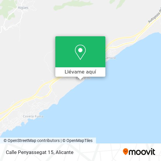 Mapa Calle Penyassegat 15
