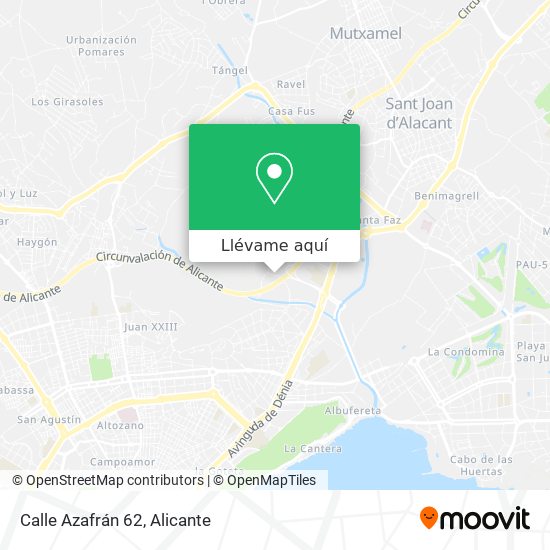 Mapa Calle Azafrán 62