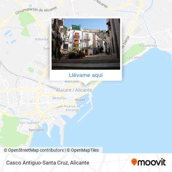 Mapa Casco Antiguo-Santa Cruz