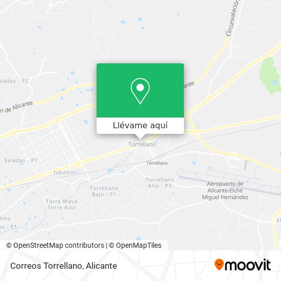 Mapa Correos Torrellano