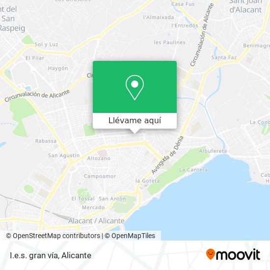 Mapa I.e.s. gran vía