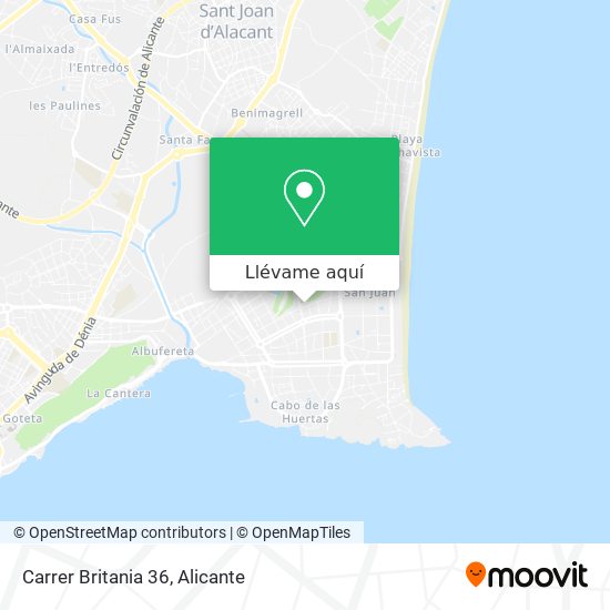 Mapa Carrer Britania 36