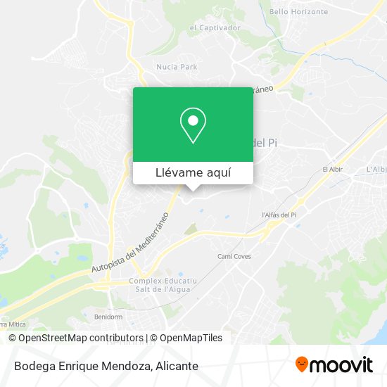 Mapa Bodega Enrique Mendoza