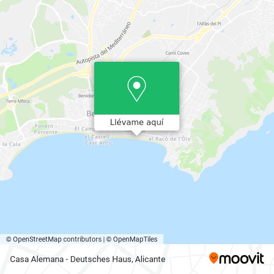 Mapa Casa Alemana - Deutsches Haus