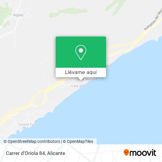 Mapa Carrer d'Oriola 84