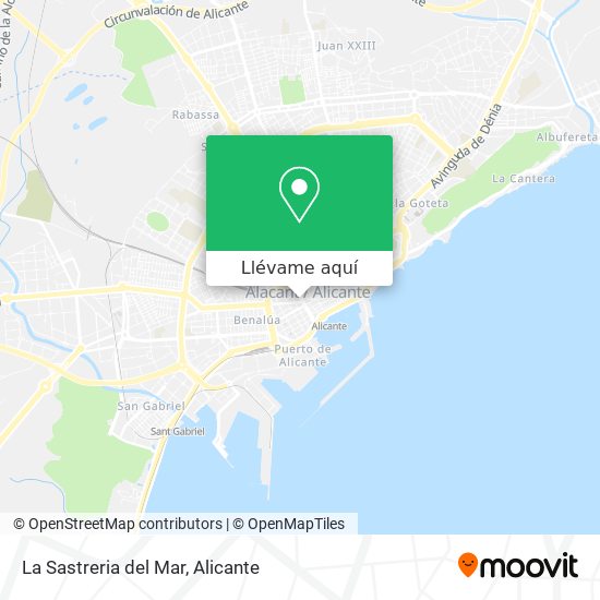 Mapa La Sastreria del Mar