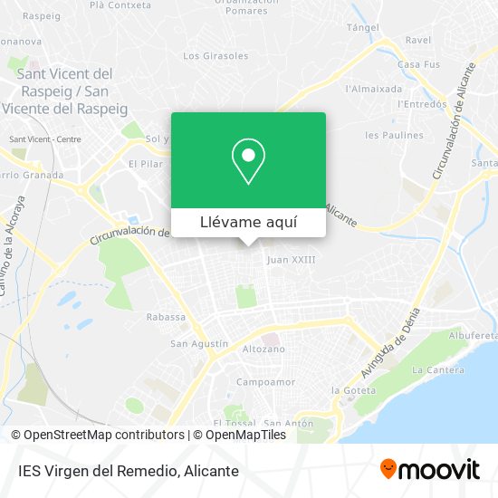 Mapa IES Virgen del Remedio
