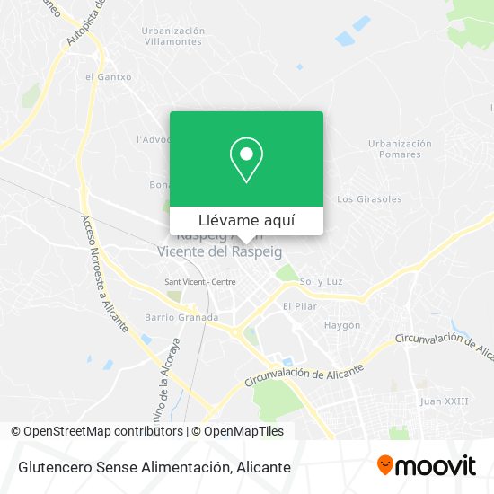 Mapa Glutencero Sense Alimentación