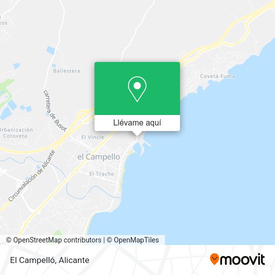 Mapa El Campelló