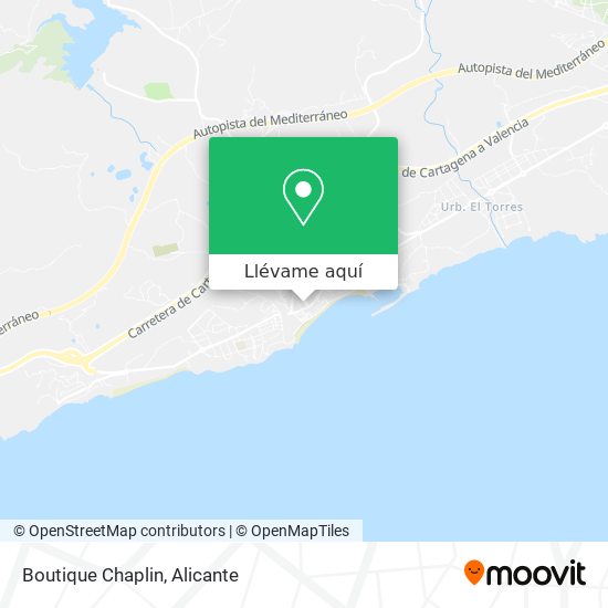 Mapa Boutique Chaplin