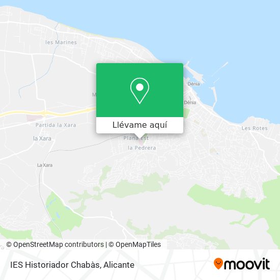 Mapa IES Historiador Chabàs