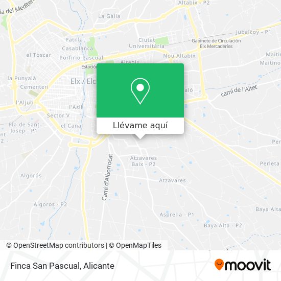 Mapa Finca San Pascual