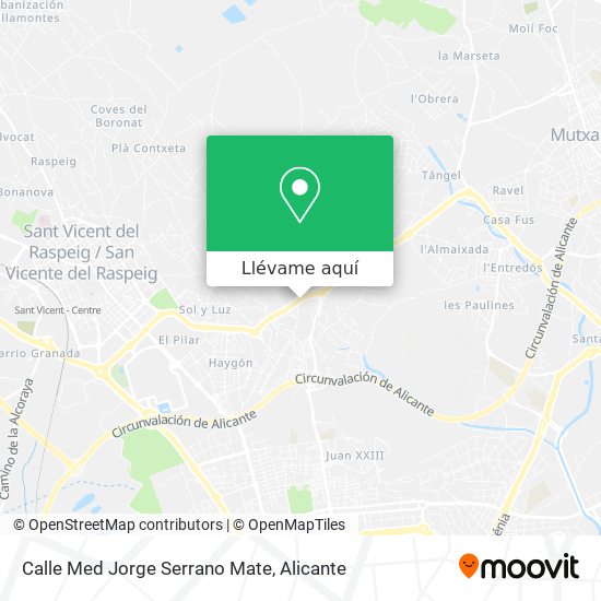 Mapa Calle Med Jorge Serrano Mate
