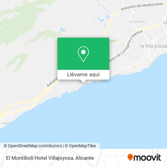 Mapa El Montiboli Hotel Villajoyosa