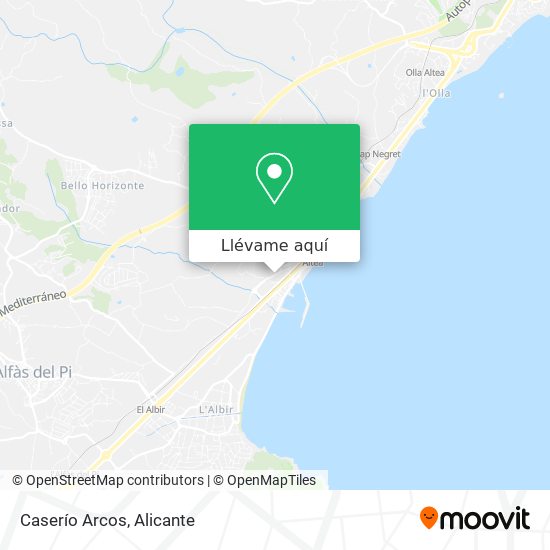 Mapa Caserío Arcos