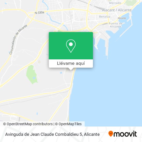 Mapa Avinguda de Jean Claude Combaldieu 5