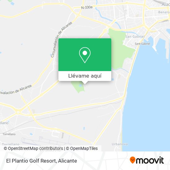 Mapa El Plantio Golf Resort