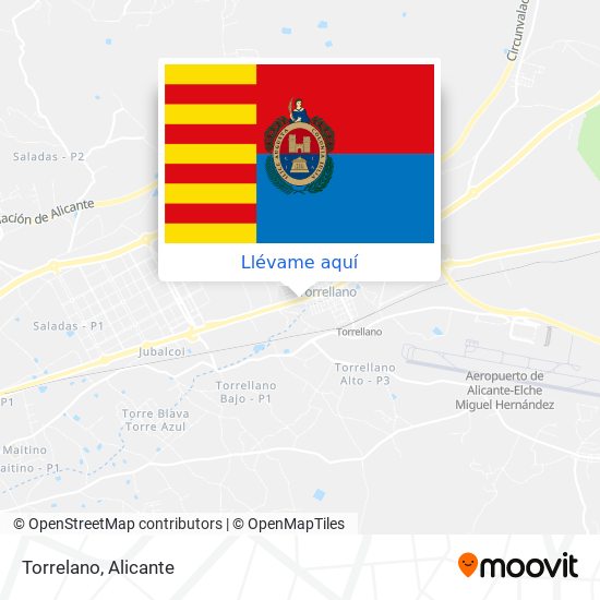 Mapa Torrelano