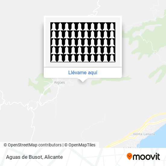 Mapa Aguas de Busot