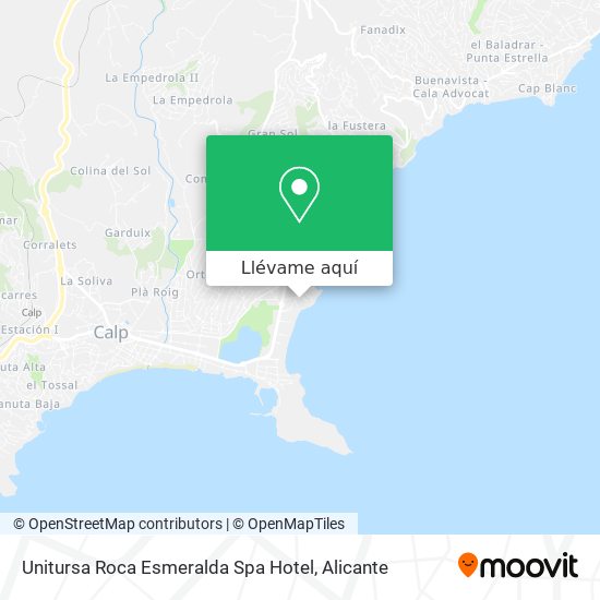 Mapa Unitursa Roca Esmeralda Spa Hotel