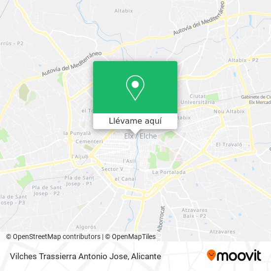 Mapa Vilches Trassierra Antonio Jose