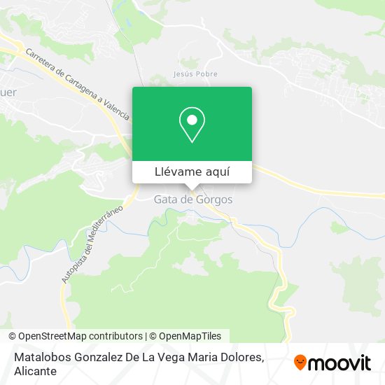 Mapa Matalobos Gonzalez De La Vega Maria Dolores