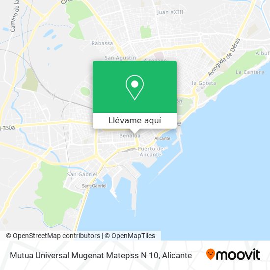 Mapa Mutua Universal Mugenat Matepss N 10