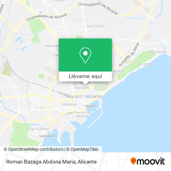 Mapa Roman Bazaga Abdona Maria