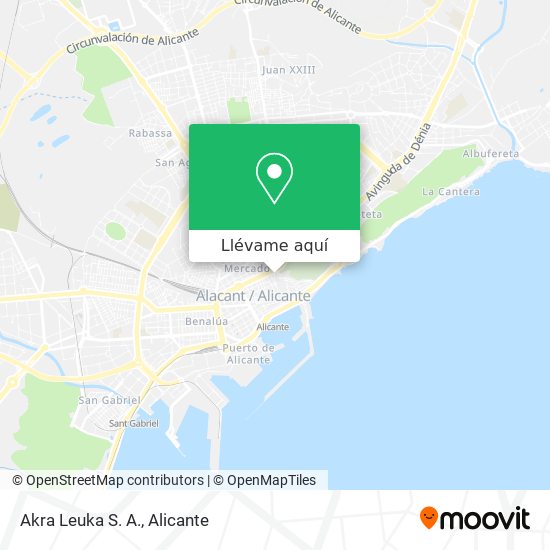 Mapa Akra Leuka S. A.