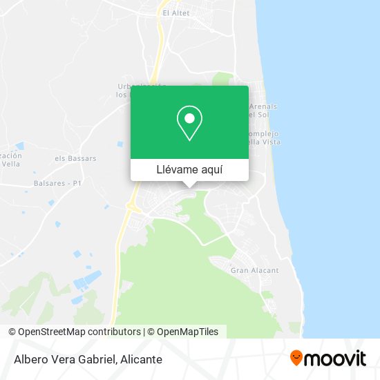 Mapa Albero Vera Gabriel