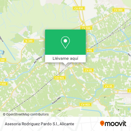 Mapa Asesoria Rodriguez Pardo S.l.