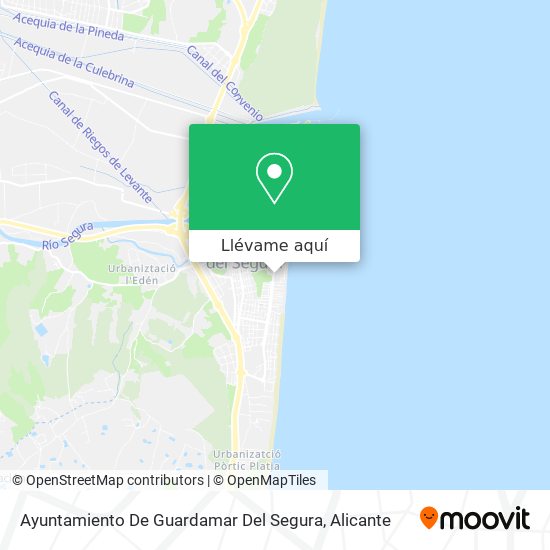 Mapa Ayuntamiento De Guardamar Del Segura