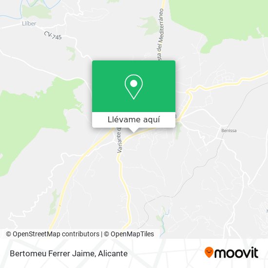 Mapa Bertomeu Ferrer Jaime